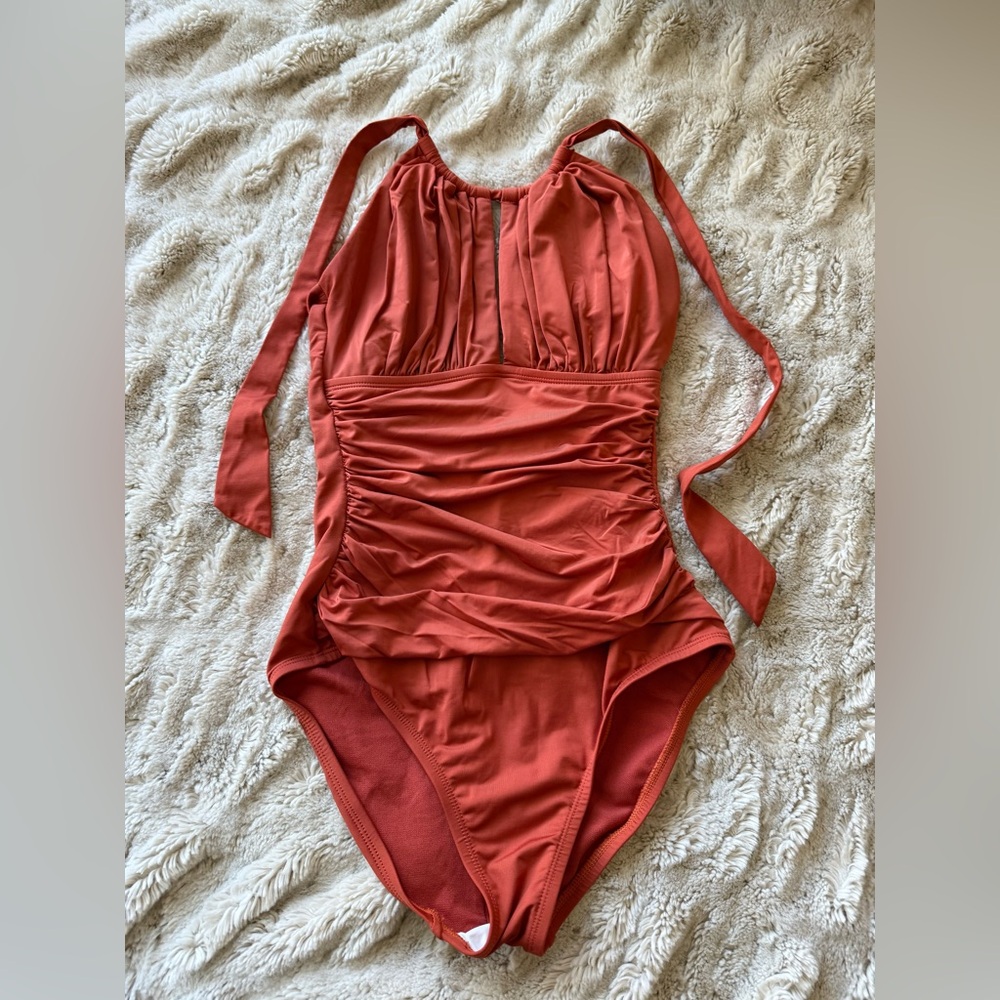 Kenneth Cole Women's One Piece in Terracotta